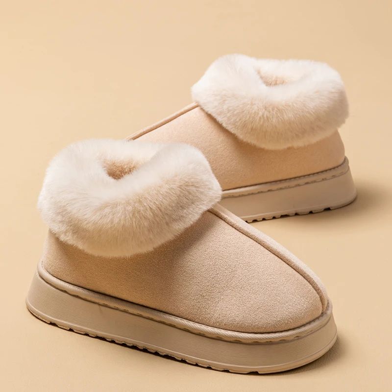 Premium Plush-Lined Indoor Slippers