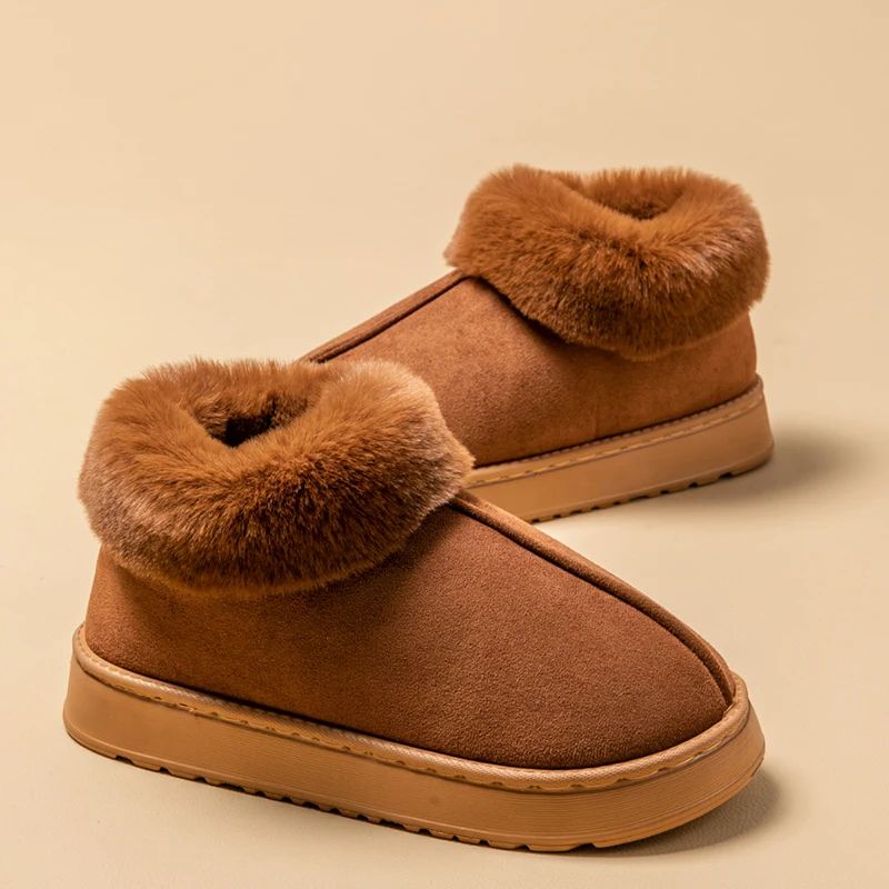 Premium Plush-Lined Indoor Slippers